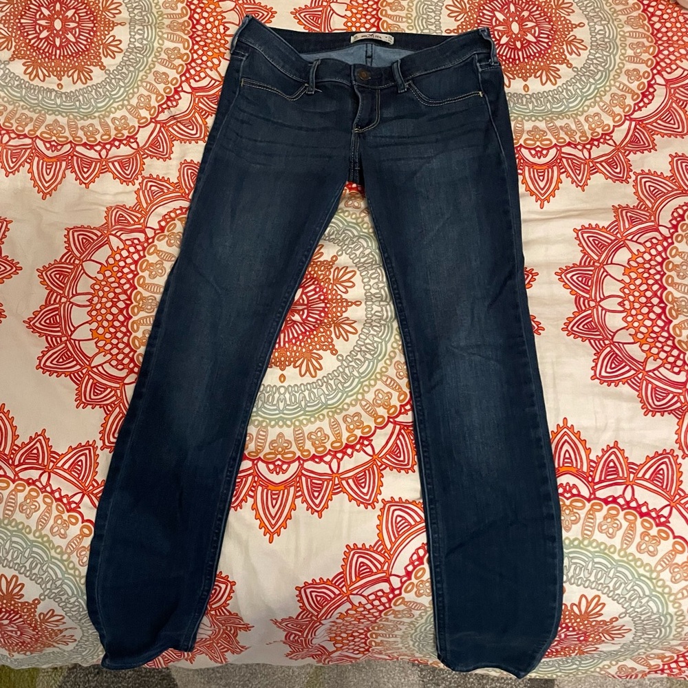 Hollister Dark Blue Denim jeggings
